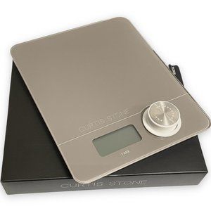 🆕 KINETIC TARE KITCHEN WEIGHT SCALE ~ BATTERY FREE TECHNOLOGY